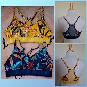 PINK Sports Bras bundle (S) NWT